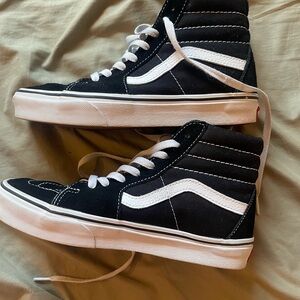 Vans Classic Black and White Sneakers